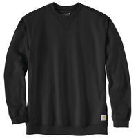 MIDWEIGHT CREWNECK SWEATSHIRT: BLACK