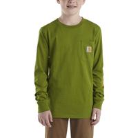 BOYS' LONG-SLEEVE GRAPHIC POCKET T-SHIRT: G300/310