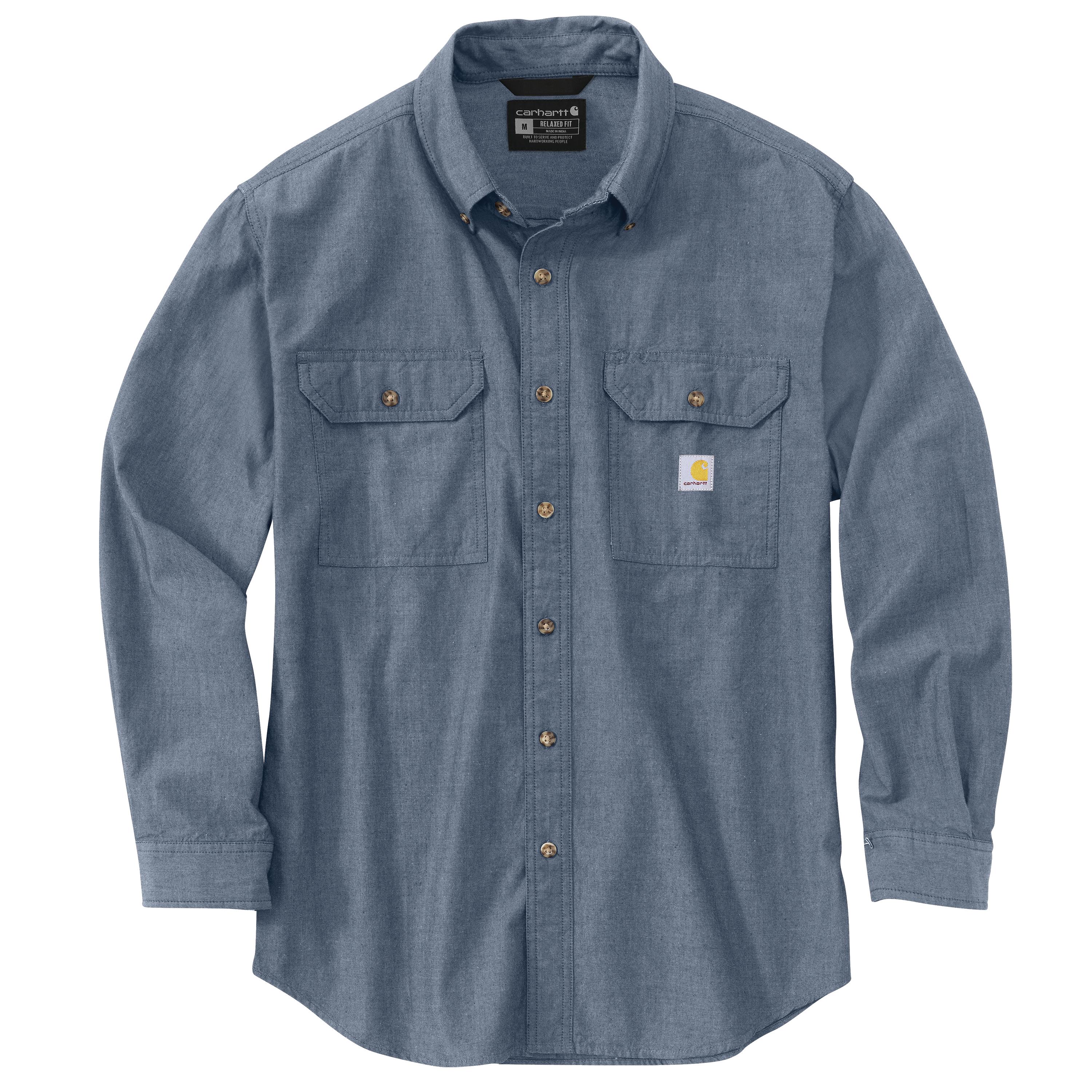 Carhartt Men's Chambray Midweight Long-sleeve Shirt