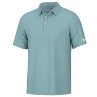 Men's Pursuit Heather Polo: MARINE BLUE