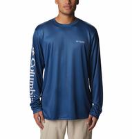 Men's PFG Terminal Tackle™ Carey Chen Long Sleeve Shirt: 471Carbon