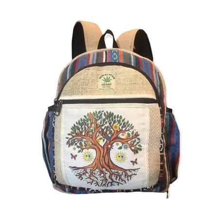 Hemp Butterfly & Tree of Life Backpack