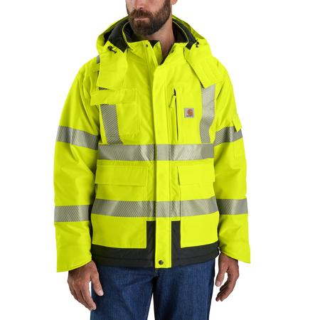 Carhartt High-Visibility Waterproof Loose Fit Heavyweight Insulated Class 3 Jacket