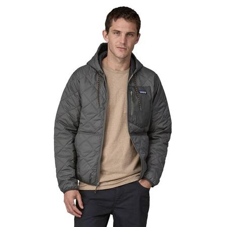 Men's Diamond Quilted Bomber Hoody