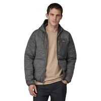 Men's Diamond Quilted Bomber Hoody: NGRYNBLGRY