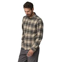 Men's Long-Sleeved Lightweight Fjord Flannel Shirt: SRGYSPOTTERFORGEGREY