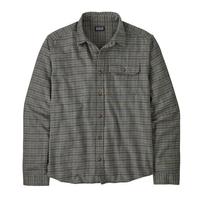 Men's Long-Sleeved Lightweight Fjord Flannel Shirt: TRBETRACKSTHERMALBLUE