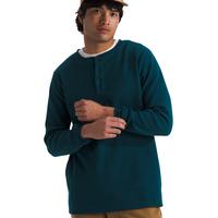 The North Face Men's Waffle Long-sleeve Henley: 1NOMidnightPetrol