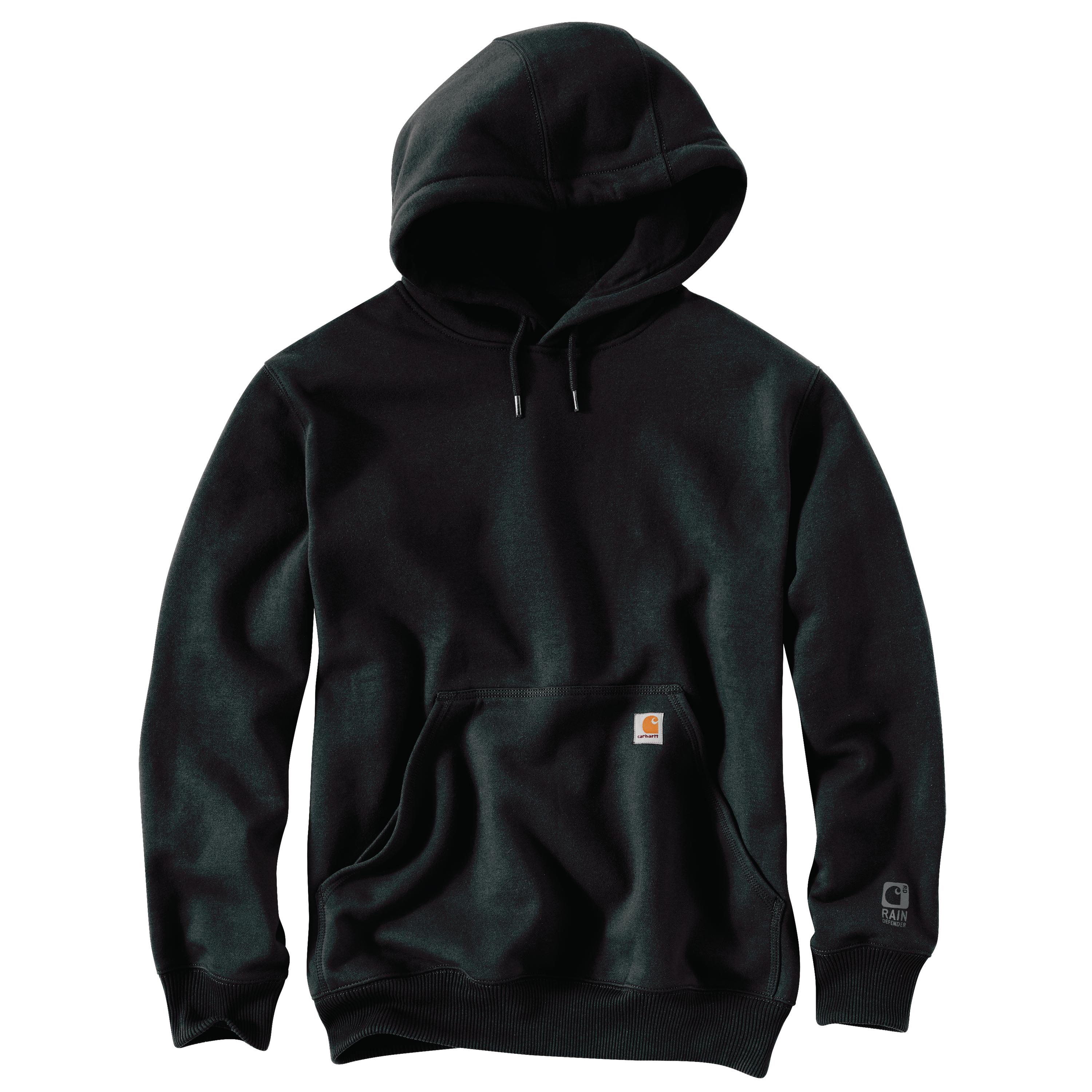 RAIN DEFENDER® LOOSE FIT HEAVYWEIGHT HOODIE: 026CARBONHEATHER