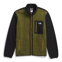 The North Face Men's Yumiori Fullzip Fleece: 3B7ForestOlive/TNFBlack/AmberGreen