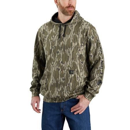  Loose Fit Midweight Camo Graphic Sweatshirt