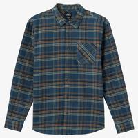 REDMOND PLAID STANDARD FIT SHIRT: MNNMIDNIGHTNAVY