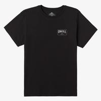 DITHER STANDARD FIT TEE: BLACK