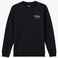 FIFTY TWO CREW NECK FLEECE: BLACK