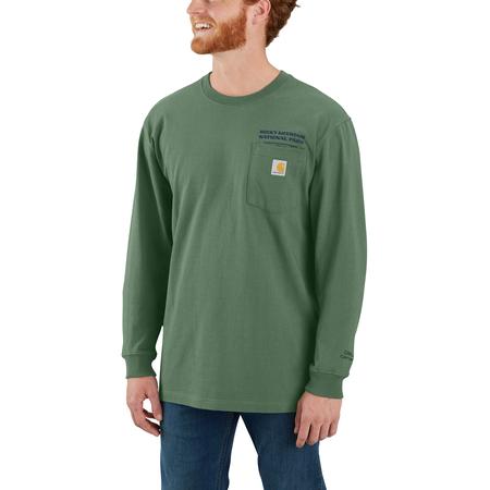 Carhartt Loose Fit Heavyweight Long-Sleeve Rocky Mountain National Park Graphic T-Shirt