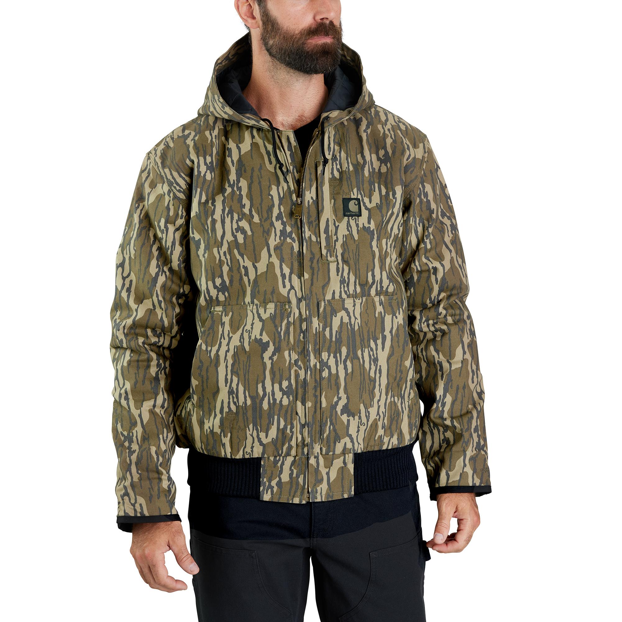 RUGGED FLEX® DUCK LOOSE FIT INSULATED CAMO ACTIVE JAC - 2 WARMER RATING