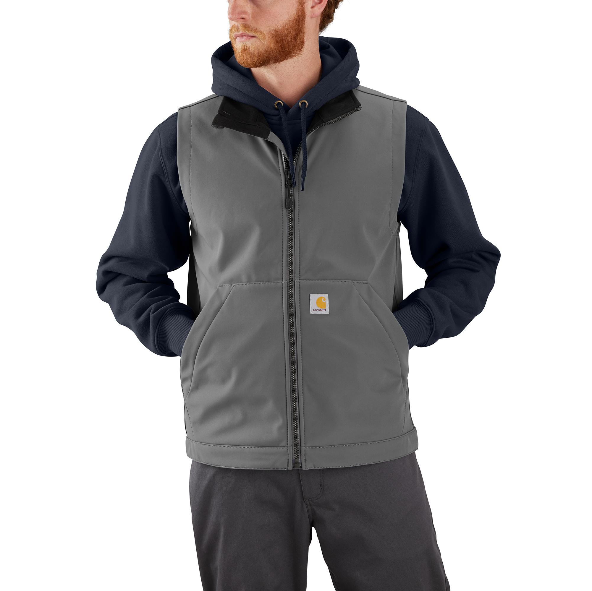 Carhartt Rain Defender® Relaxed Fit Softshell Vest: STLSTEEL