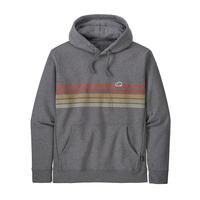 Line Logo Ridge Stripe Uprisal Hoody: GLHGRAVELHEATHER