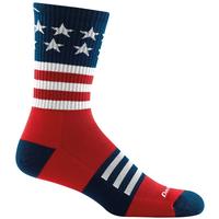 Men's Captain Stripe Micro Crew Lightweight Hiking Sock