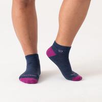 WOMEN’S SOLID CUSHIONED NO SHOW SOCKS: 9008Denim