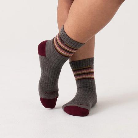 WOMEN’S MULTI STRIPE CUSHIONED MICRO CREW SOCKS