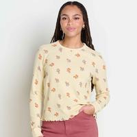 Foothill Long Sleeve Crew: BARLEYFLORAL