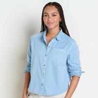 Arroyo Twill Boxy Shirt: SKYWAY