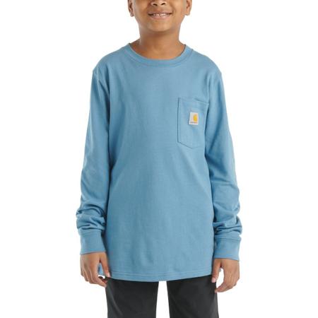 Boys' Long-Sleeve Pocket T-Shirt