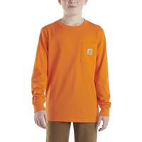 Long-Sleeve Pocket T-Shirt: 810/EXOTICORANGE