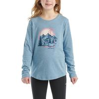 Long Sleeve Camping T-Shirt: 423/CORONETBLUEHTR