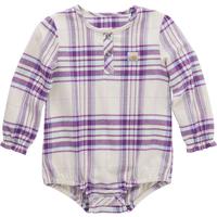  Long Sleeve Flannel Bodysuit: 503/MAJESTY