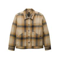 Women's PrAna Bridges Flannel Jacket: SANDSTONE