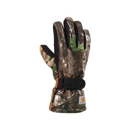 Kid's Carhartt Storm Defender Insulated Camo Gauntlet Glove