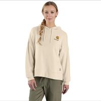 Women's Carhartt TENCEL™ Fiber Series Graphic Hooded Sweatshirt: A16OATMILK