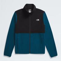 The North Face Men's Glacier Full Zip Fleece: 5LOMidnightPetrol/TNFBlack