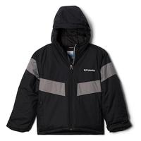 Columbia Boys Lightning Lift Jacket: 010BLK/CITY GRY