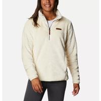 Columbia Women's Fire Side™ Quarter Zip Sherpa Fleece: 191CHALK