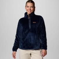 Columbia Women's Fire Side™ Quarter Zip Sherpa Fleece: 464NAVY