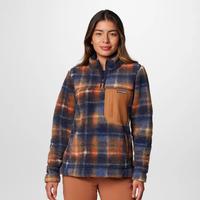 Columbia Women's West Bend™ Quarter Zip II Fleece Pullover: 464NAVYPLAID