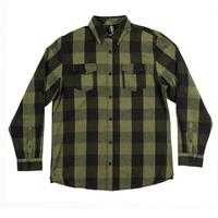 Burnside Men's Legendary Buffalo Plaid Flannel: Army