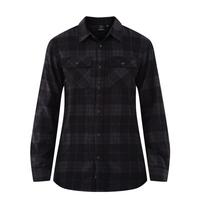 Burnside Men's Classic Plaid Flannel: CHARCOAL