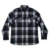 Burnside Men's Modern Plaid Flannel Shirt