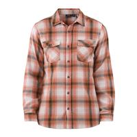 Burnside Men's Modern Fit Plaid Flannel Shirt : RUST/ECRU