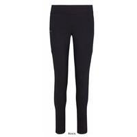 North River Women's Stretch Cargo Leggings with Zipper Pockets: BLACK