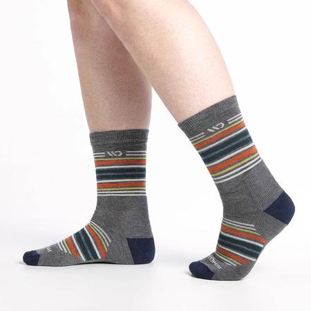 Men’s Multi Stripe Cushioned Micro Crew Socks