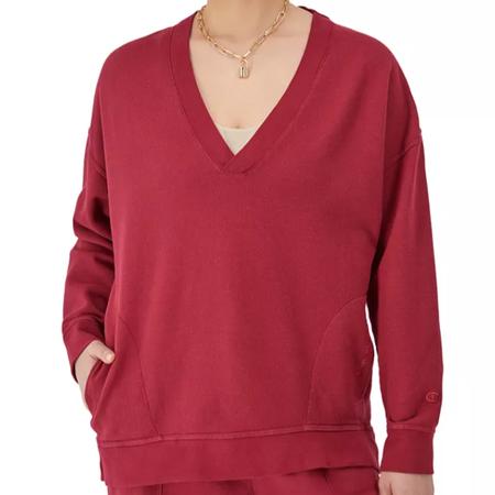 Oversized V-Neck Pullover