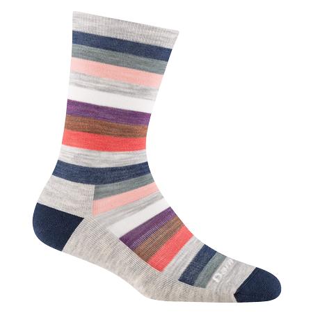 Women's Mystic Stripe Crew Lightweight Lifestyle Sock