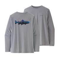 Men's Long-Sleeved Capilene® Cool Daily Fish Graphic Shirt: FITZROYTROUT