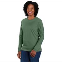 Women's Carhartt Heavyweight Long-Sleeve Graphic T-Shirt: GH6BALSAM