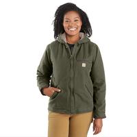 Women's Carhartt Sherpa Lined Jacket - 3 Warmest Rating: G72Basil